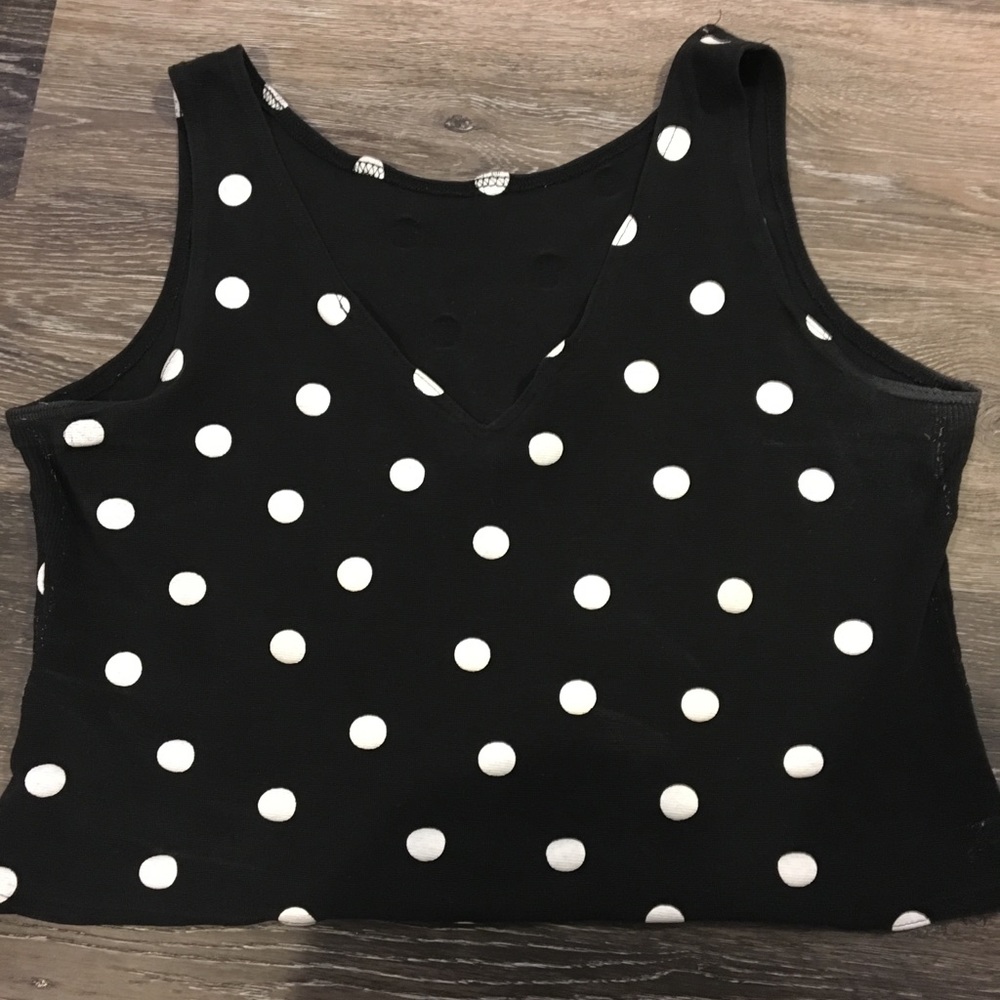 Classic Polka Dot Crop Top